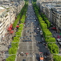 View over the Champs-Elysées